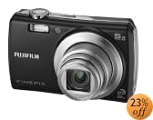 Fujifilm Finepix J10 8.2MP Digital Camera with 3x Optical Zoom (Matte Black)