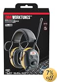 Peltor 90541 WorkTunes AM/FM Hearing Protector with Digital Tuning