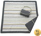 JJ Cole Essentials Blanket - Gray/Green