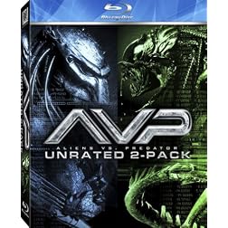 AVP - Alien vs. Predator / Aliens vs. Predator - Requiem (Unrated Two-Pack) [Blu-ray]