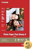 Canon Photo Paper Plus Glossy II, 5 x 7 Inches, 20 Sheets (2311B024)