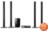 Samsung HT-TZ515T 5.1-Channel 5 Disc Home Theater Surround Sound System (Set of Seven, Black)