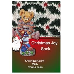 Christmas Sock For Left-Handed Knitters