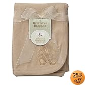 American Baby Company Organic Embroidered Receiving Blanket-Mocha