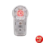 Planet Bike 3034-1 Blinky Superflash .5 Watt LED with 2 Red LED Tail Lights (Black/Clear Case)