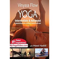 Vinyasa Flow Yoga, Grace, Power, Surf, and Sunset, Intermediate & Advanced
