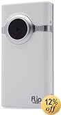 Flip Video Mino Series Camcorder, 60 Minutes (White)