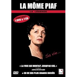 Edith Piaf - 1 documentaire (La voix qui montait jusqu'au ciel) + 1 CD (French only)