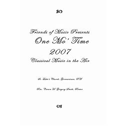 One Mo' Time 2007