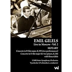 Emil Gilels: Live in Moscow, Vol. 2 - Mozart