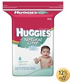 Huggies Natural Care Fragrance Free Baby Wipes Popup Refill, 232-Count Pack (Pack of 3)