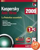 Kaspersky Anti-Virus 2009 (1 Poste /1 An)
