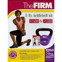 The Firm 5lb Kettlebell Kit
