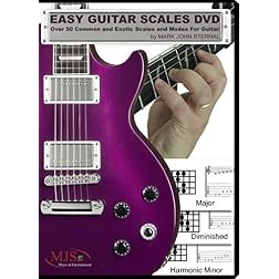EASY GUITAR SCALES DVD Over 50 Common and Exotic Scales and Modes For Guitar