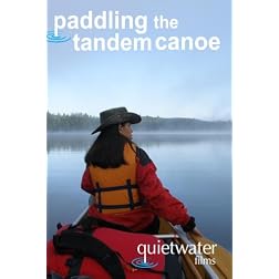 paddling the tandem canoe