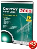Kaspersky Internet Security 2009 (Upgrade/Lizenz für 3 PCs/DVD-Box)