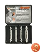 Alden Grabit Broken Bolt and Damaged Screw Exractors, 4-Piece Set