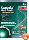 Kaspersky Internet Security 2009, 3-Desktop, 1 year Subscription (PC)