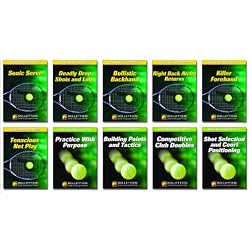 The Nick Bollettieri DVD Collection: Complete 10xDVD set collects the Stroke Instruction Series and the Game Development Series