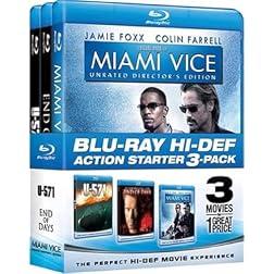 Action Starter Pack (Miami Vice / End of Days / U-571) [Blu-ray]