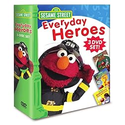 Sesame Street: Everyday Heroes 3-pk (Elmo Visits the Firehouse, Elmo Visits the Doctor, Friends to the Rescue)