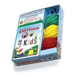 DVD The Art of Knitting 4 Kids Kit (Leisure Arts #46756)