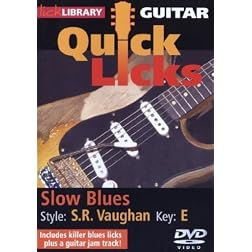 Guitar Quick Licks - Slow Blues Stevie Ray Vaughan, Key: E