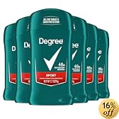Degree For Men Anti-Perspirant & Deodorant, Invisible Stick, Sport, 2.7 Oz (76 G) (Pack of 6)