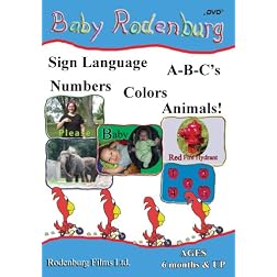 Baby Rodenburg - Sign Language, Alphabet, Number, Colors, and Animals DVD