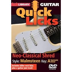 Guitar Quick Licks - Malmsteen Neo-Classical Shred Key A harmonic minor
