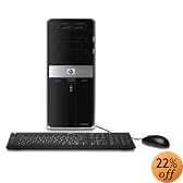 HP Pavilion M9400F Elite Desktop PC (2.4 GHz AMD Phenom X4 9750 Quad Core Processor, 8 GB RAM, 750 GB Hard Drive, DVD Drive, Vista Premium)