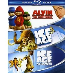 Family Blu-ray 3-Pack (Alvin and the Chipmunks / Ice Age / Ice Age 2) [Blu-ray]