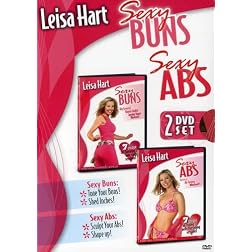 Leisa Hart Sexy 2-Pack Buns & Abs Workouts (Striptease)