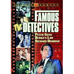 Famous TV Detectives (Peter Gunn / Burke's Law / Richard Diamond)