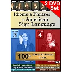 Idioms & Phrases in American Sign Language, Volumes 3-4 Set