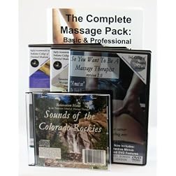 Massage Therapy Professionals' Pack: 3 DVD & Workbook Pack plus bonus Relaxation Sounds CD v2.0 Basic Massage, Massage for Professionals, So You ... CD--interactive menus, advanced features