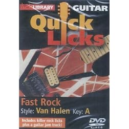 Guitar Quick Licks - Van Halen Style, Fast Rock Key of A