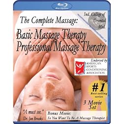 The Complete Massage Pack: Basic & Professional Massage Therapy plus free bonus movie So, You Want To Be A Massage Therapist (3 movie combo pack) [Blu-ray]