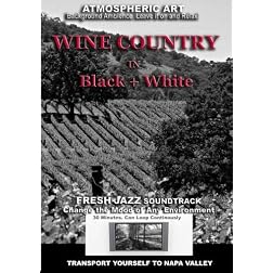 Wine Country in Black and White