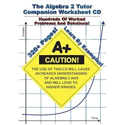 Algebra 2 Tutor Companion Worksheet CD