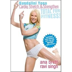 Kundalini Yoga Cardio, Stretch, & Strengthen - ALL LEVELS - Ana Brett and Ravi Singh
