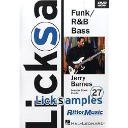 LickSamples: Funk/R&B Bass - Jerry Barnes