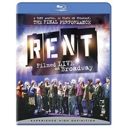 Rent: Filmed Live on Broadway [Blu-ray]