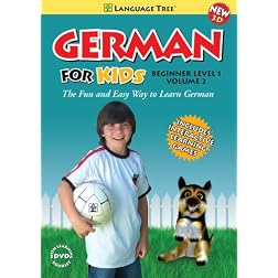 German for Kids: Learn German Beginner Level 1 Vol. 2 (w/booklet)