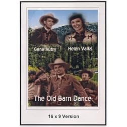 The Old Barn Dance 16x9 Widescreen TV.