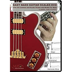 EASY BASS GUITAR SCALES DVD - Over 50 Common and Exotic Scales and Modes For Bass