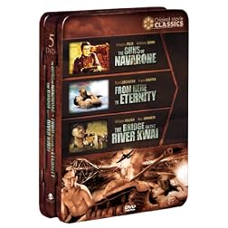 World War II Films: Guns of Navarone/From Here to Eternity/The Bridgeon the River Kwai