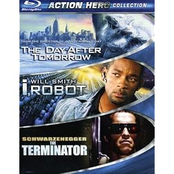 Action Hero Collection (The Day After Tomorrow / I, Robot / The Terminator) [Blu-ray]