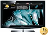 Samsung LE 32 B 650 81,3 cm (32 Zoll) 16:9 Full-HD Crystal TV LCD-Fernseher mit integriertem DVB-T/C Digitaltuner, 100Hz, 4x HDMI, MPEG4 (HD), 2x USB-Video, Internet@TV, Content Library (1G) schwarz