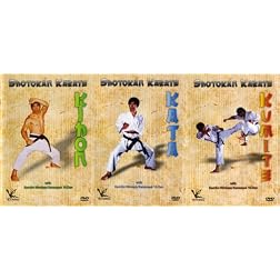 Shotokan Karate Knazawa 3 DVD Box set Kihon Kumite & Kata